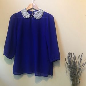 Peter Pan Collar Top